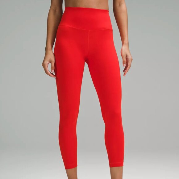 lululemon Wunder Train High-Rise Tight 25" - Hot Heat Size 8 - Picture 1 of 4